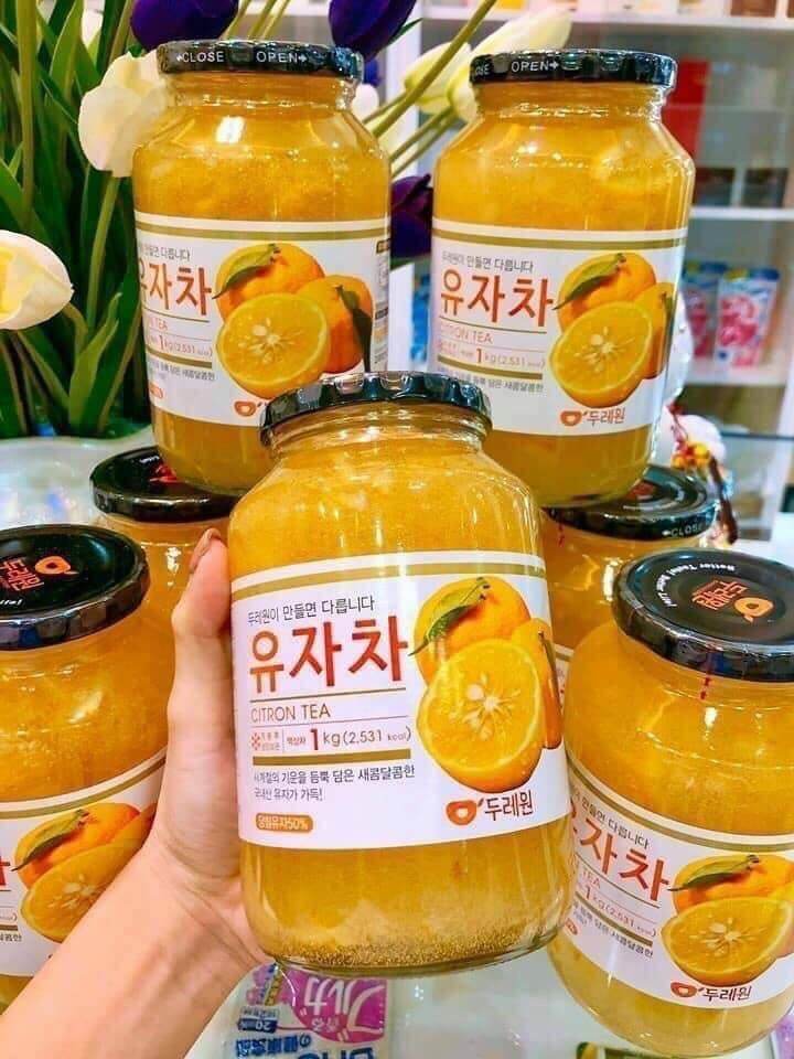 TRÀ MẬT ONG CHANH/TRÀ MẬT ONG GỪNG HÀN QUỐC - 1KG - DOORAEWON