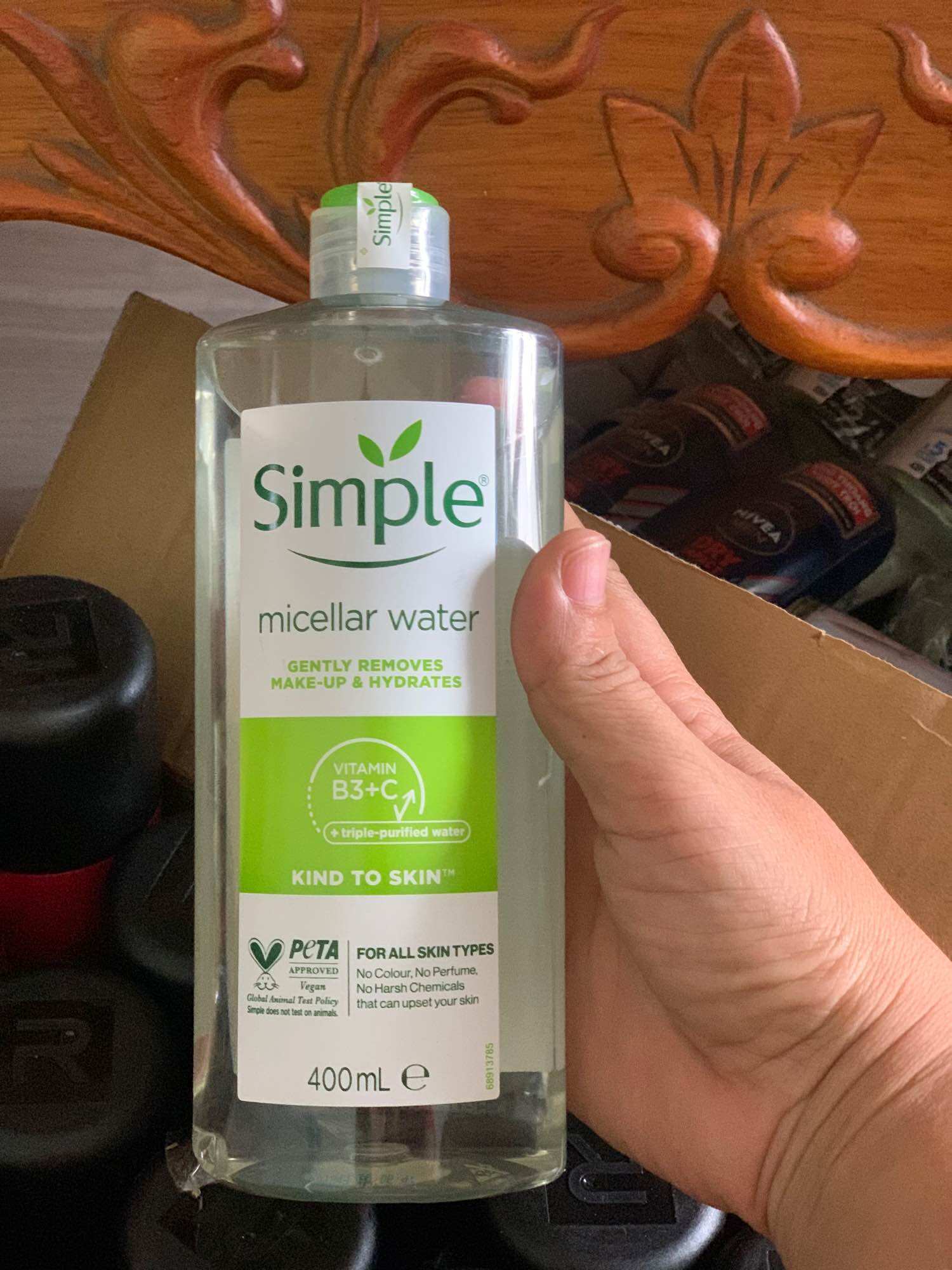 Nước tẩy trang Simple 400ml/200ml