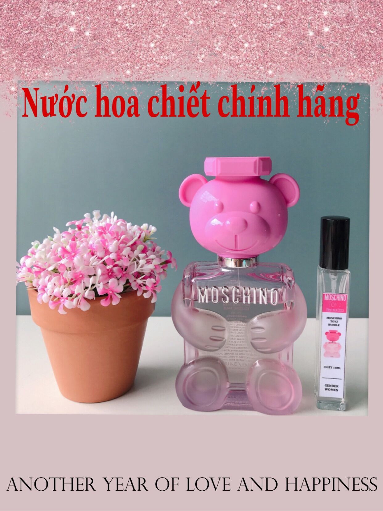 Nước hoa chiết Moschino toy 2 Bubble Gum 10ml