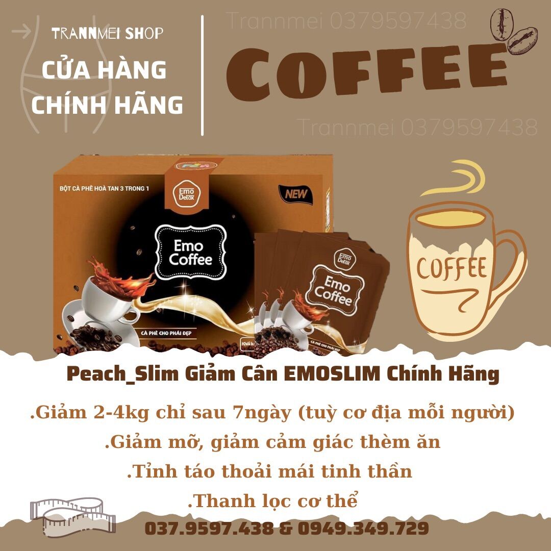 Giảm cân cấp tốc emoslim vị coffee
