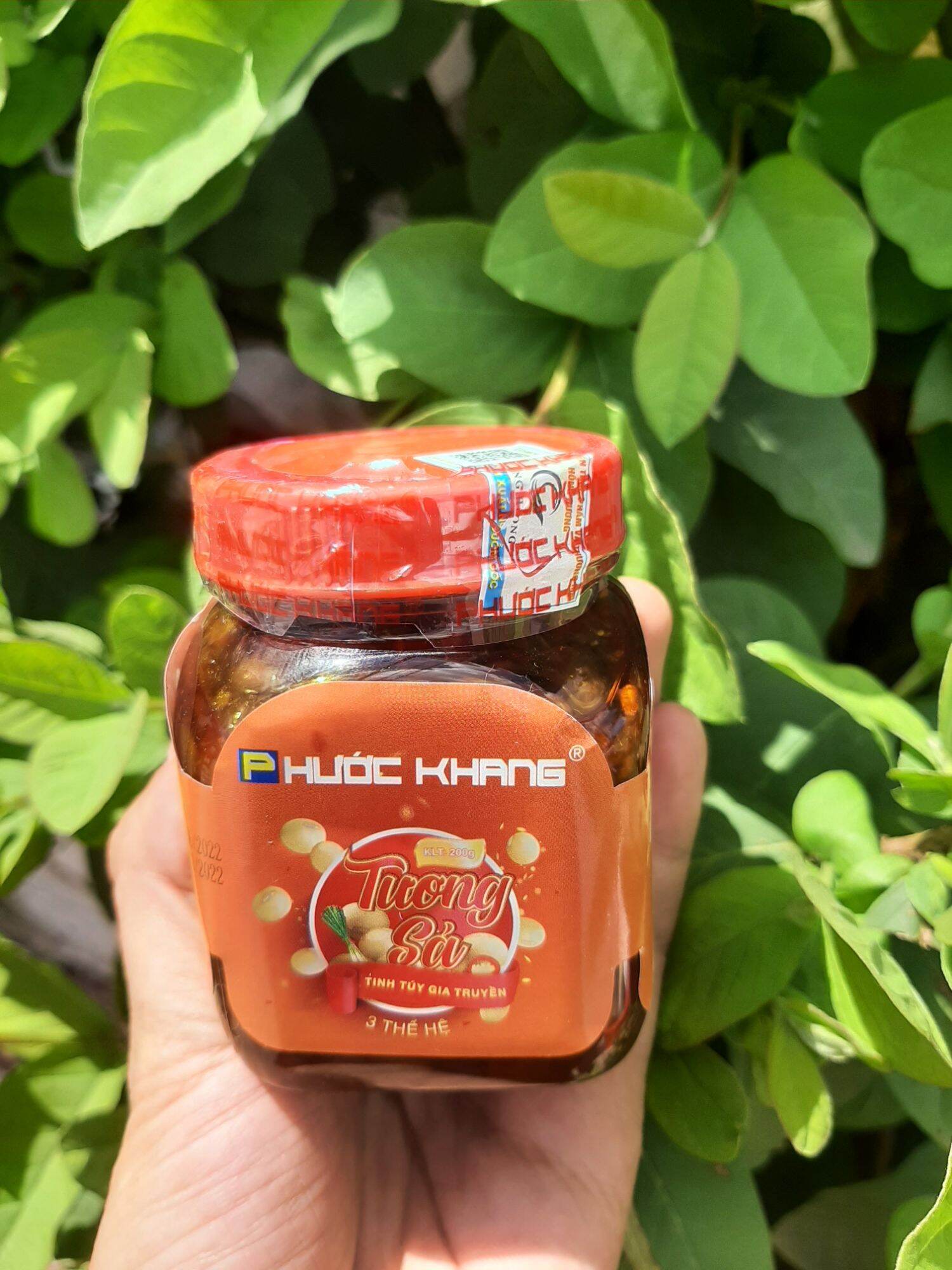 Tương hột xào sả ớt Phước Khang 200g - Vĩnh Long