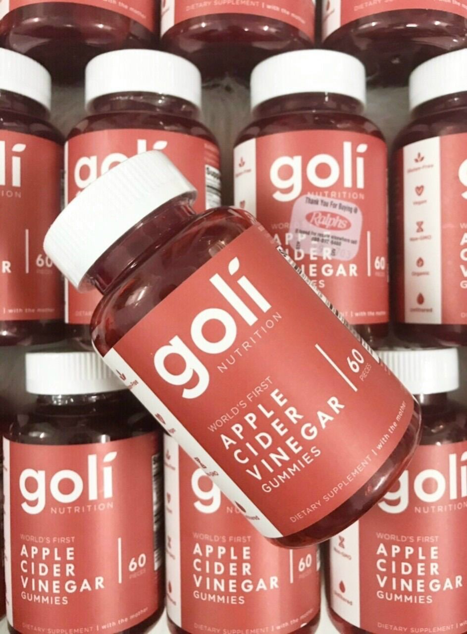 Kẹo dẻo giấm táo Goli Apple Cider Vinegar 60 Gummies