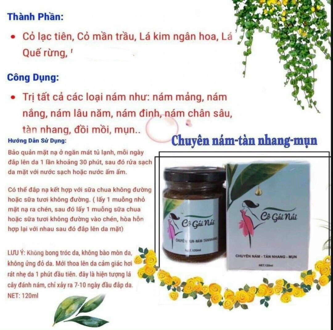 Combo Cô Gái Núi( Mặt Nạ + face sữa)