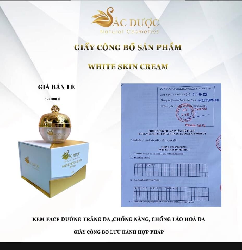 Kem face sắc dược ( HÀNG CHÍNH HÃNG SALE LẤY TƯƠNG TÁC) GIÁ NIÊM YẾT 320k