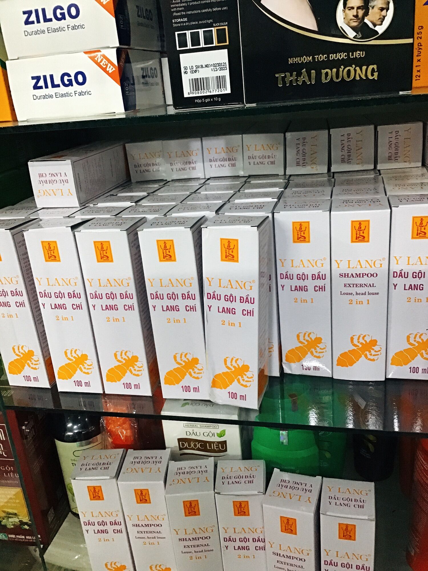 combo 3 chai Dầu gội diệt chấy Y LANG CHÍ