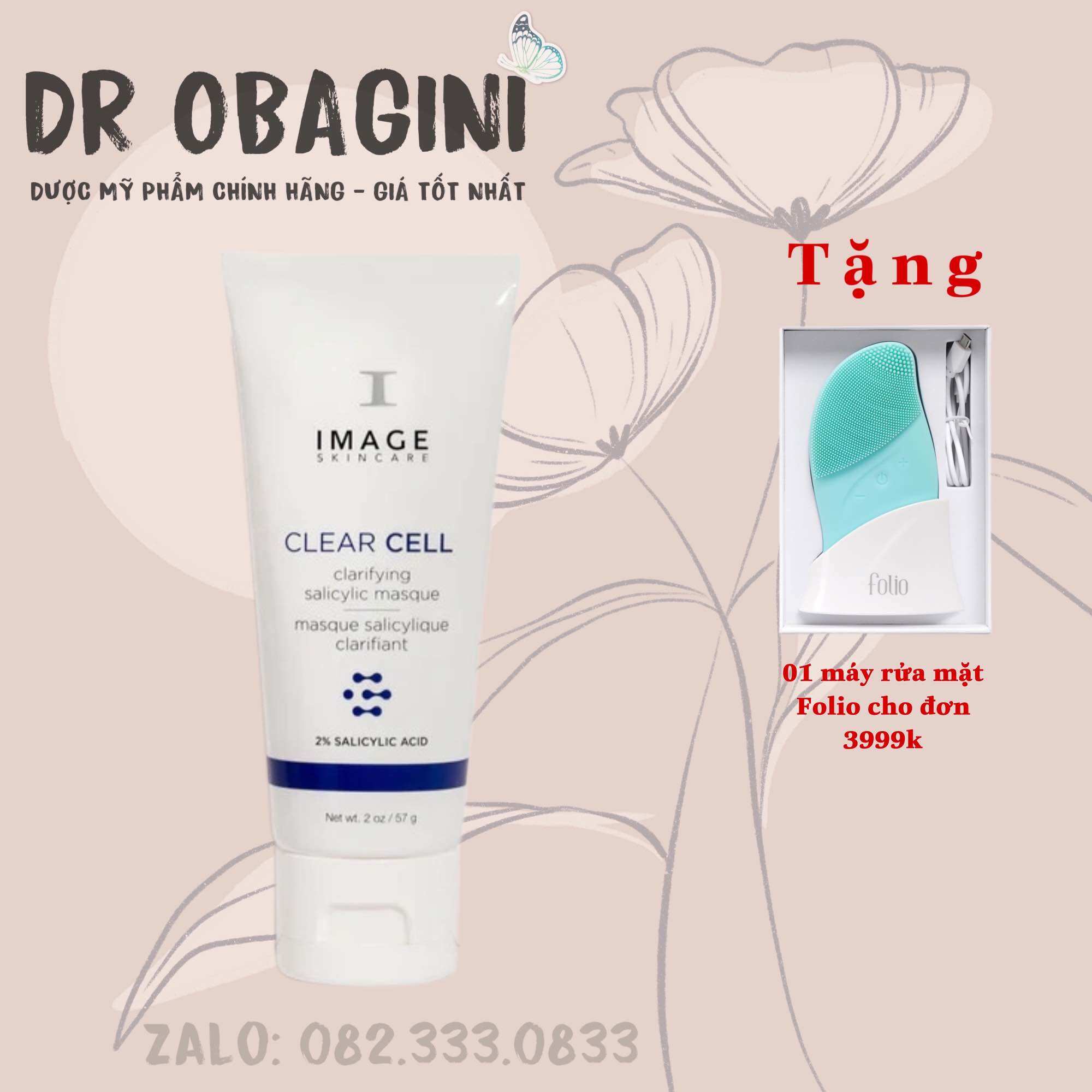 IMAGE CLEAR CELL MEDICATED ACNE MASQUE – MẶT NẠ GIẢM NHỜN NGỪA MỤN