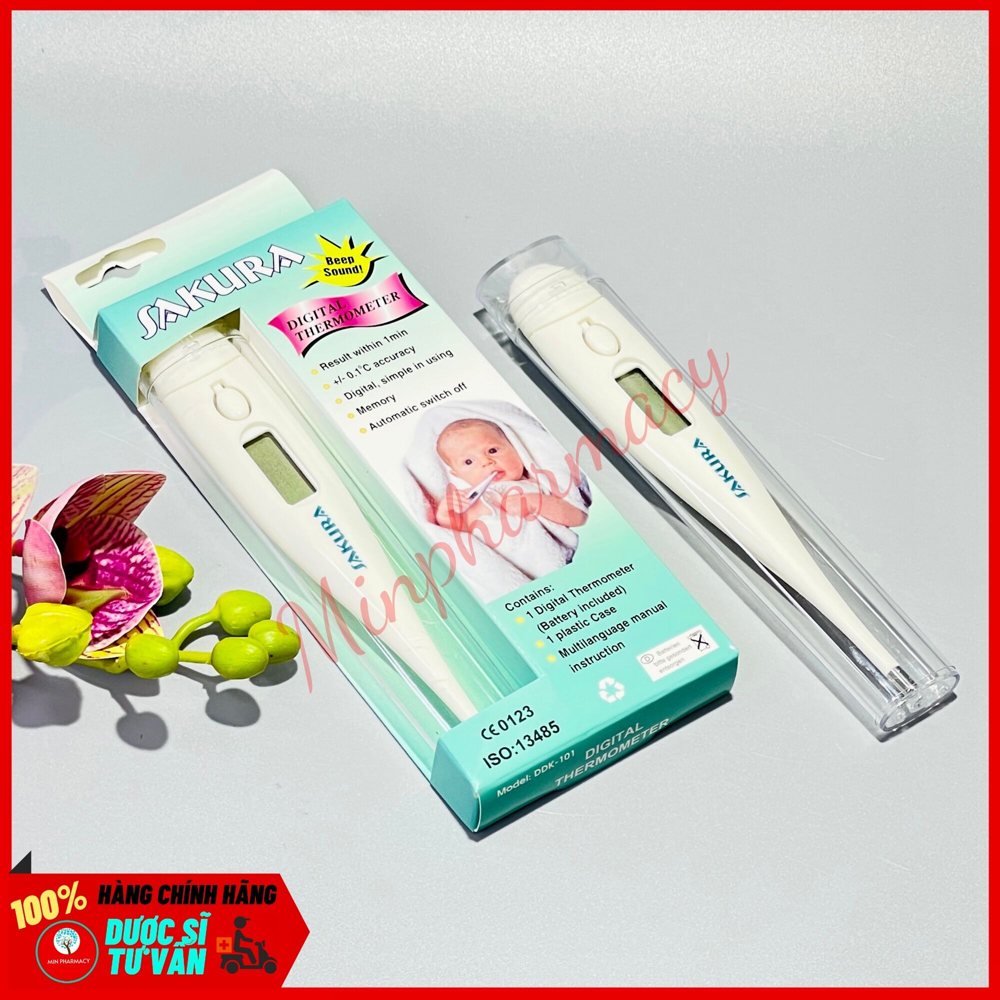 Nhiệt Kế Điện Tử SAKURA DDK-101 - Minpharmacy