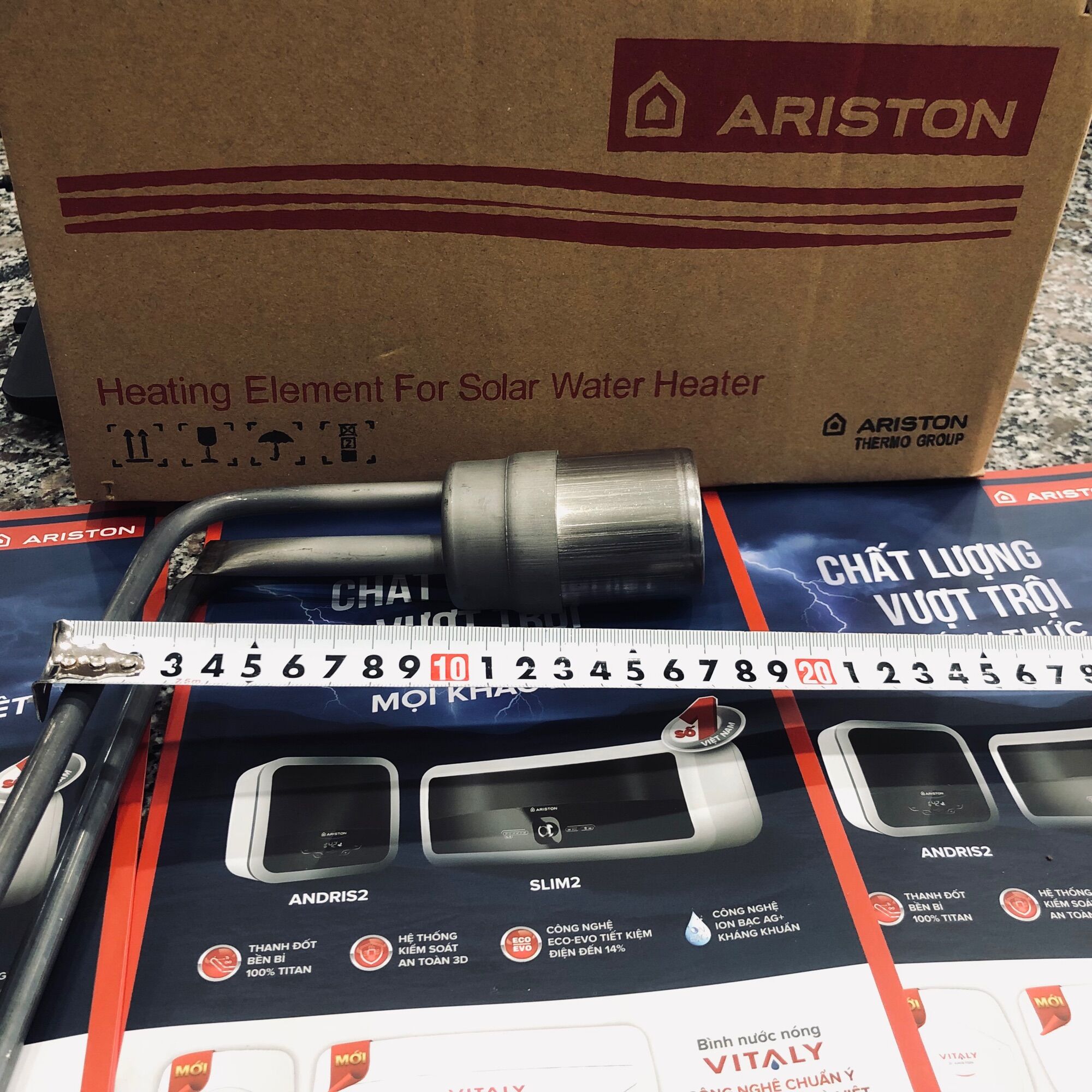 Thanh đốt máy nước nóng NLMT ARISTON