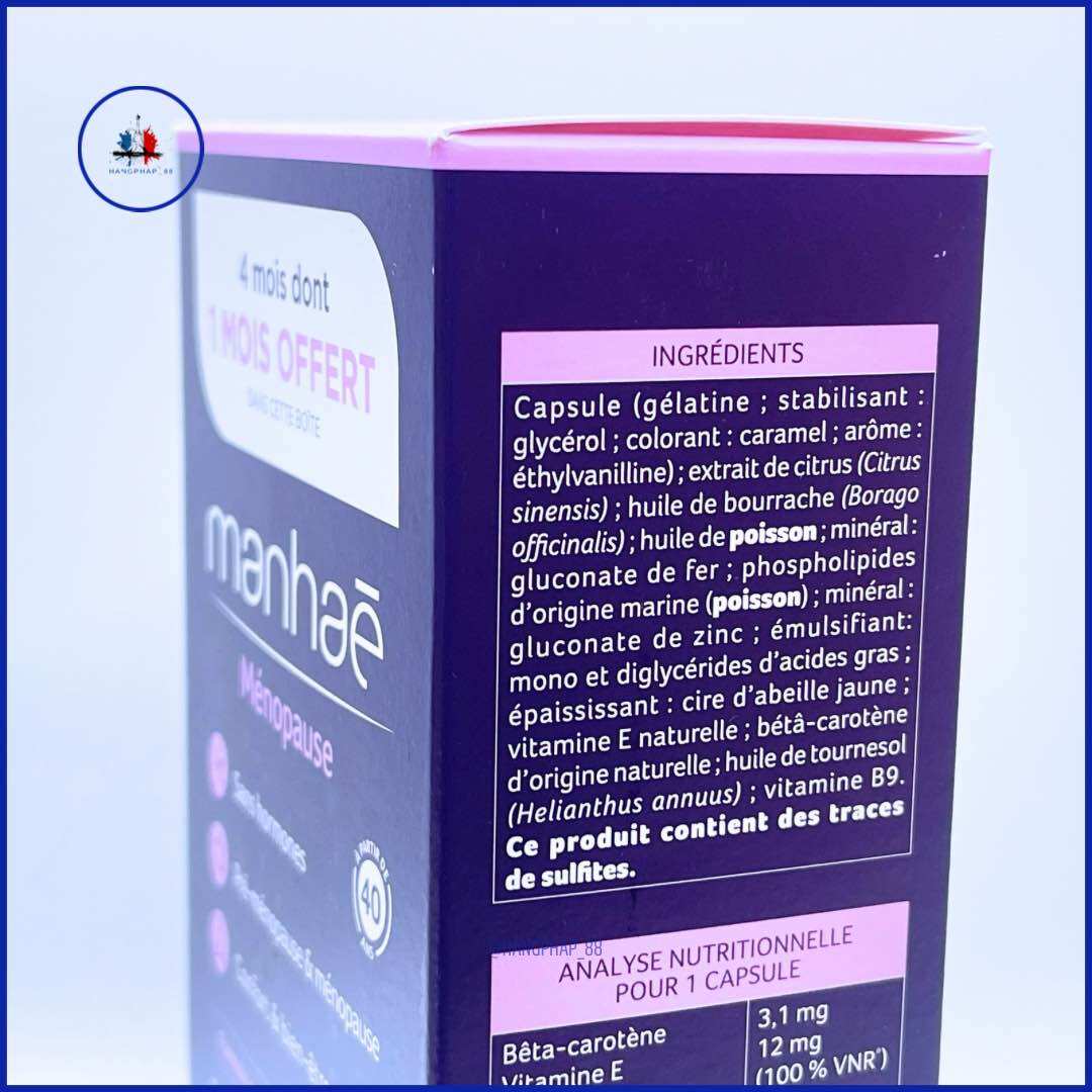 Viên nội tiết Manhae Pháp 120 viên