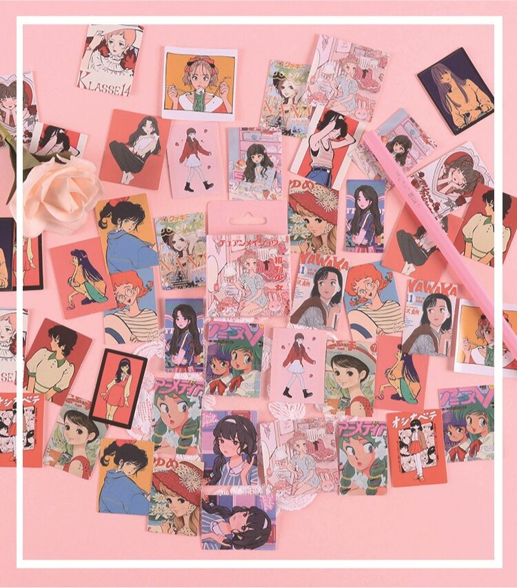 Hộp 45 hình dán sticker trang trí