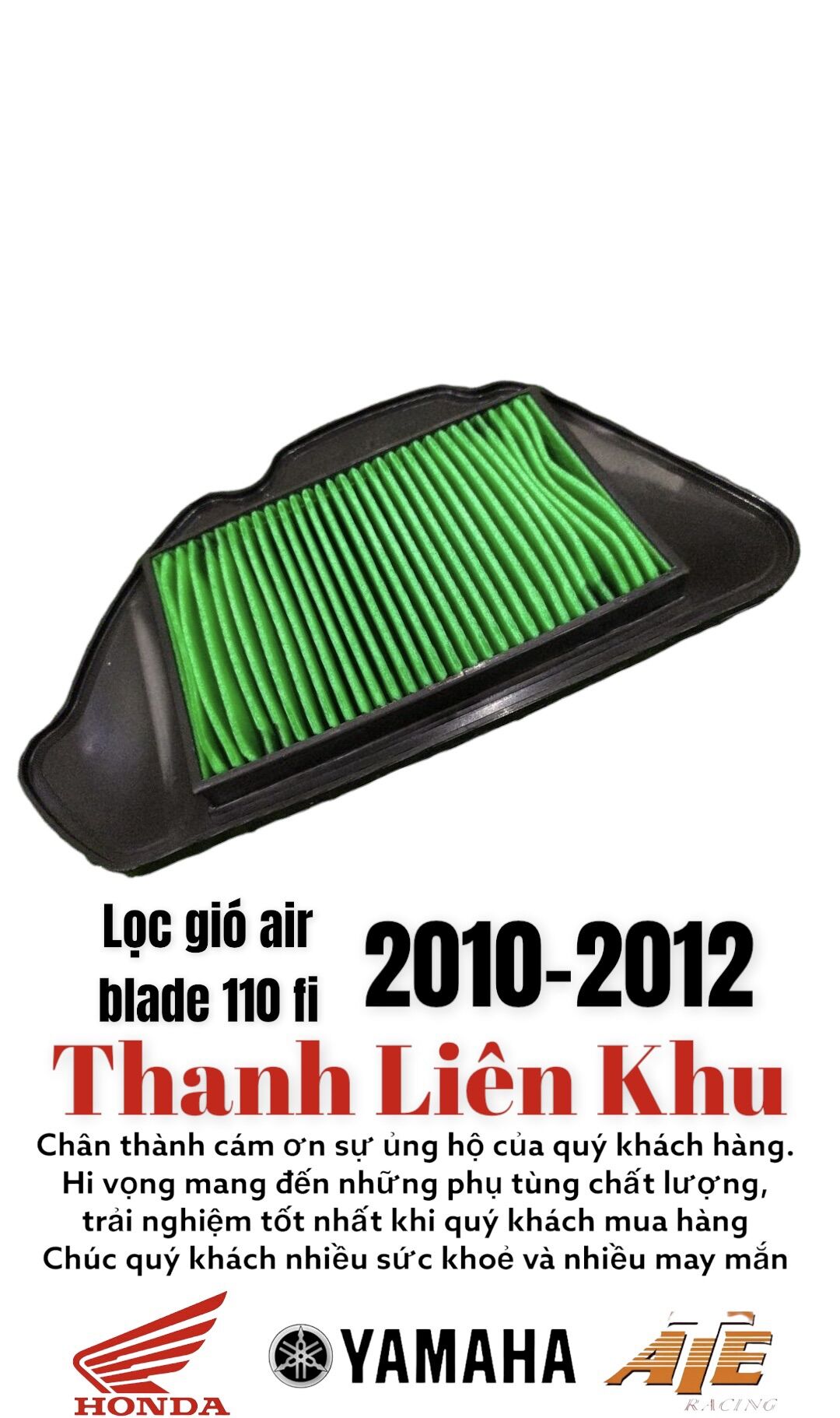 Lọc gió- Tấm lọc khí airblade 110 fi ( 2010-2012)