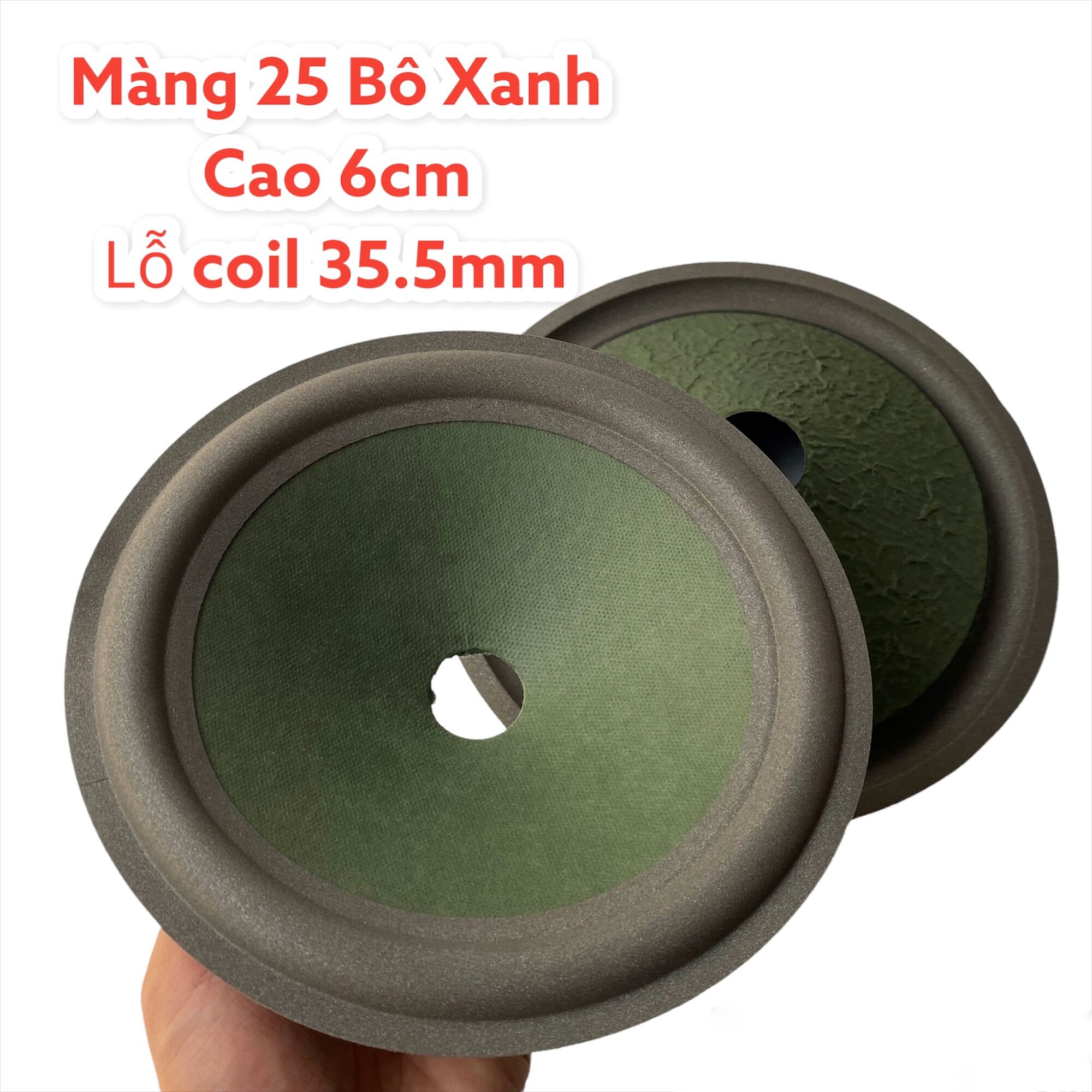 Màng 25 bô đen + xanh