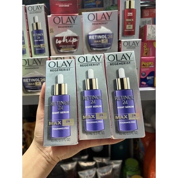 Tinh chất serum dưỡng da ban đêm olay retinol 24 max night serum 40ml
