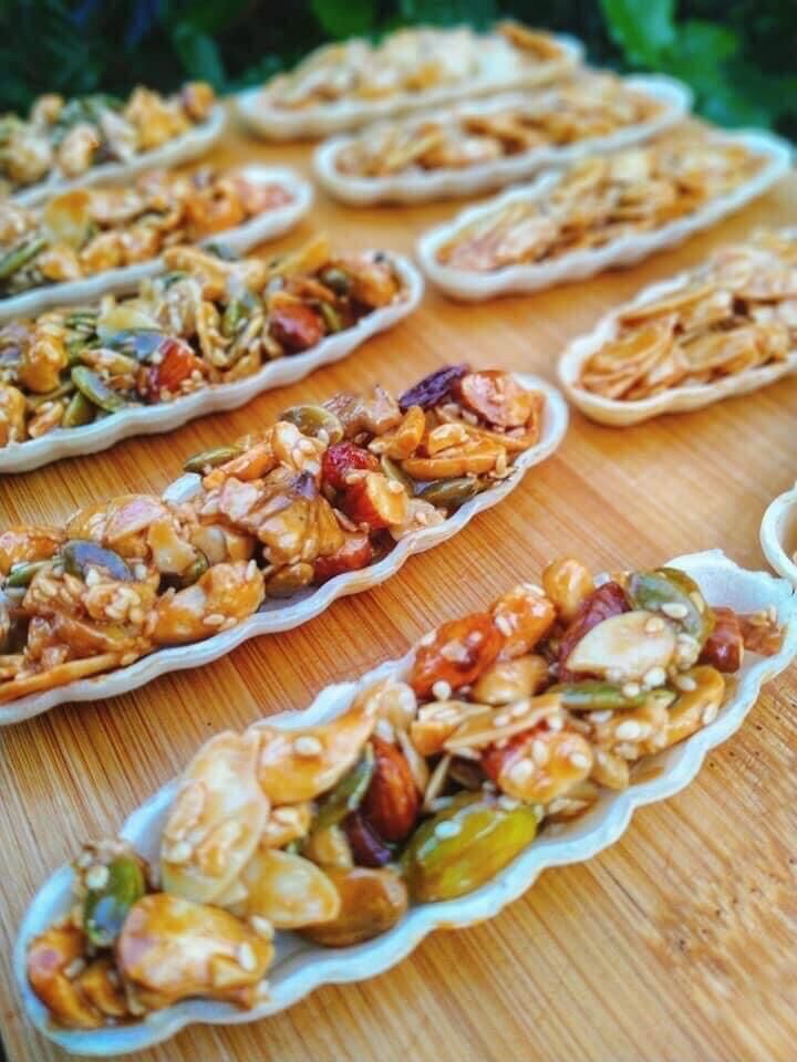 Bánh thuyền hạt ngũ cốc/ bánh thuyền ngũ cốc chà bông 500gr - tạp hoá song tiên
