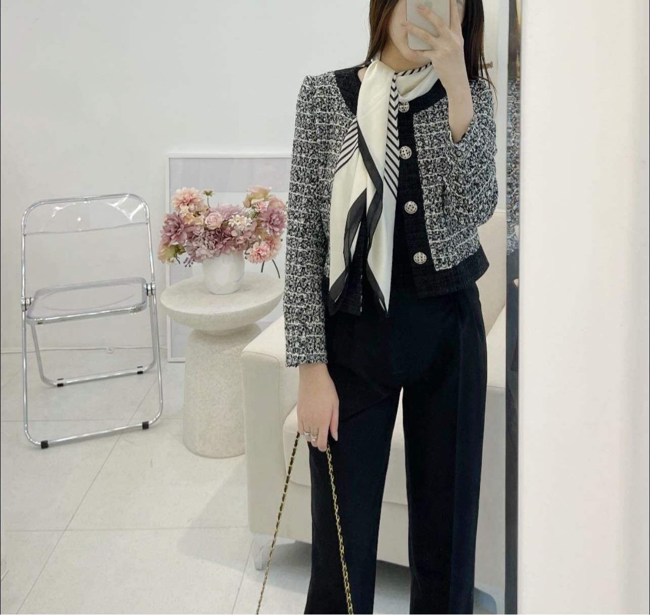 Khăn lụa quàng cổ, khăn choàng mùa thu cho nữ cao cấp