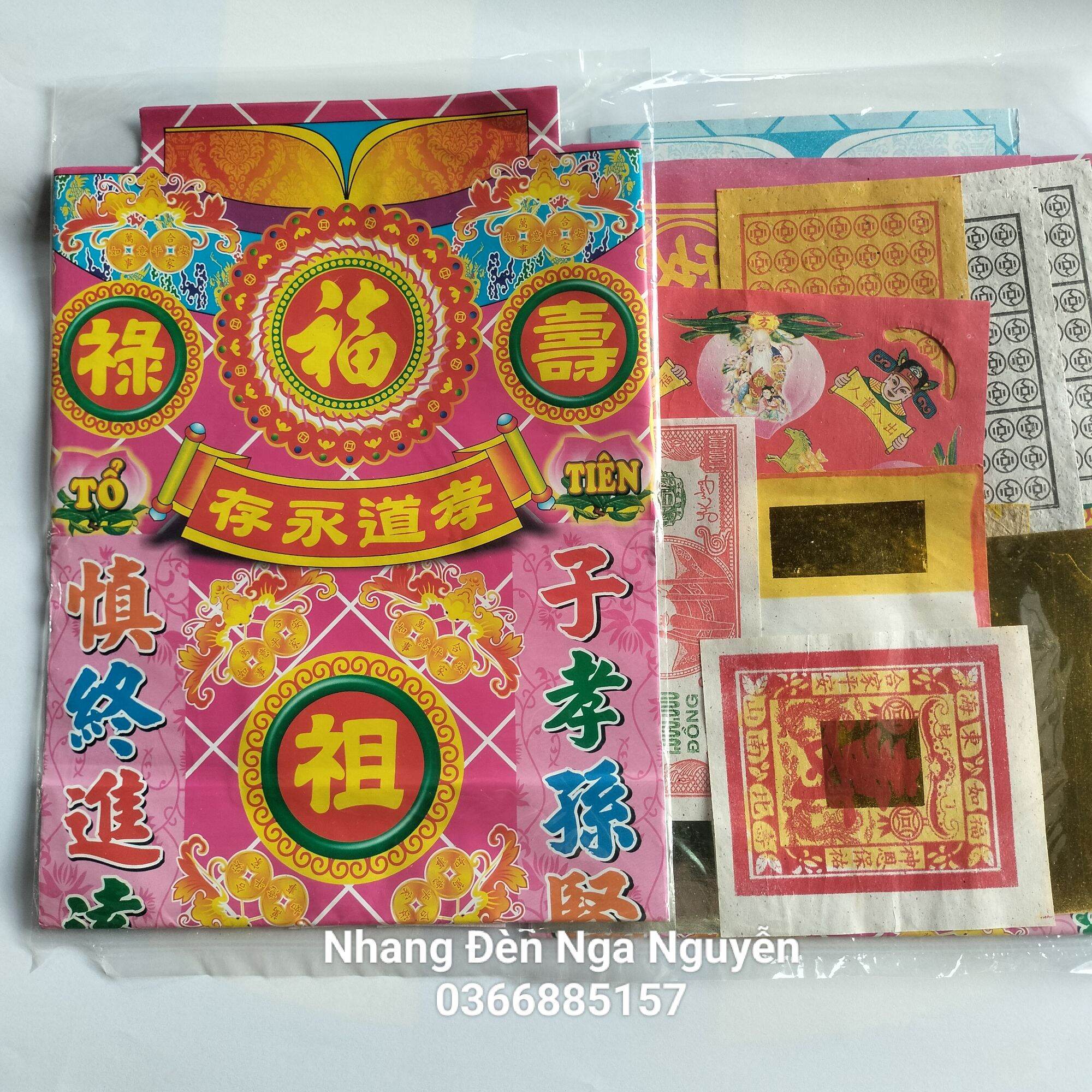 Bộ giấy cúng ông bà tổ tiên