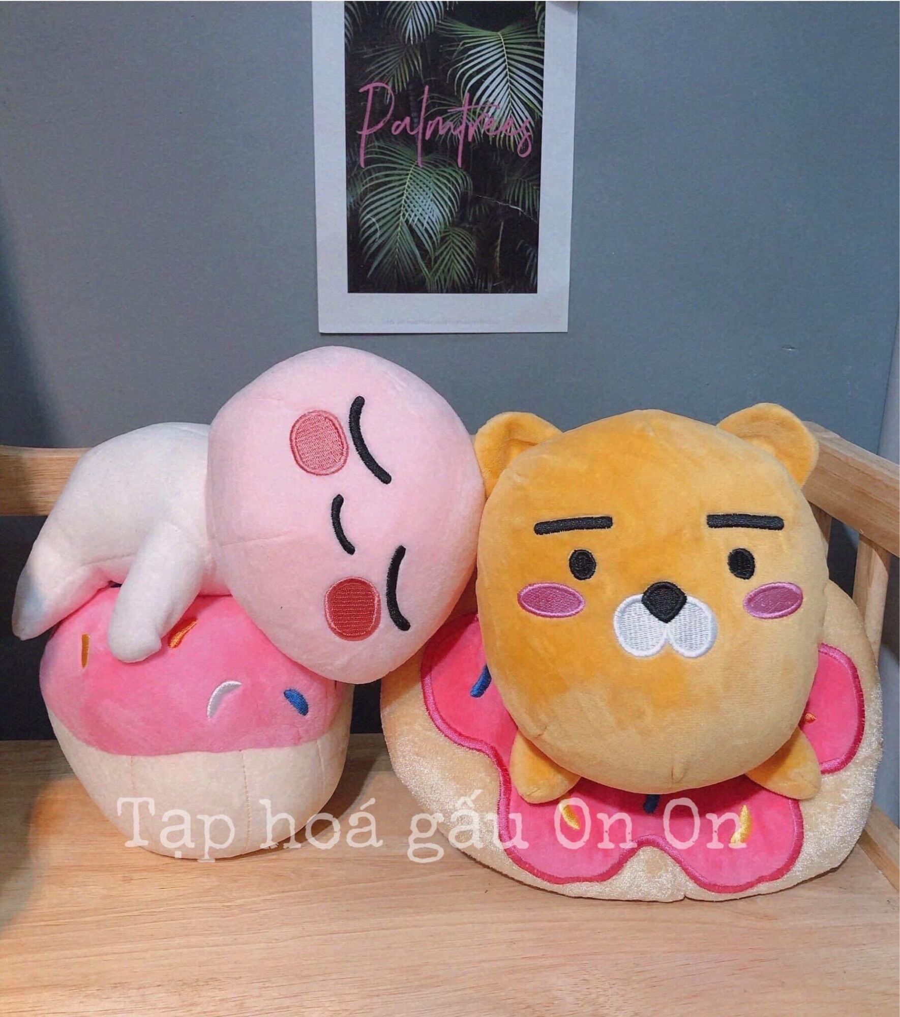 Gấu bông đào rian bánh ngọt cupcake donut chính hãng