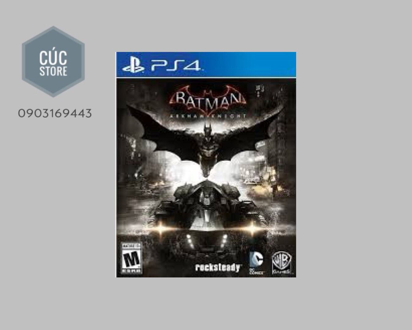 Đĩa chơi game PS4: Batman: Arkham Knight