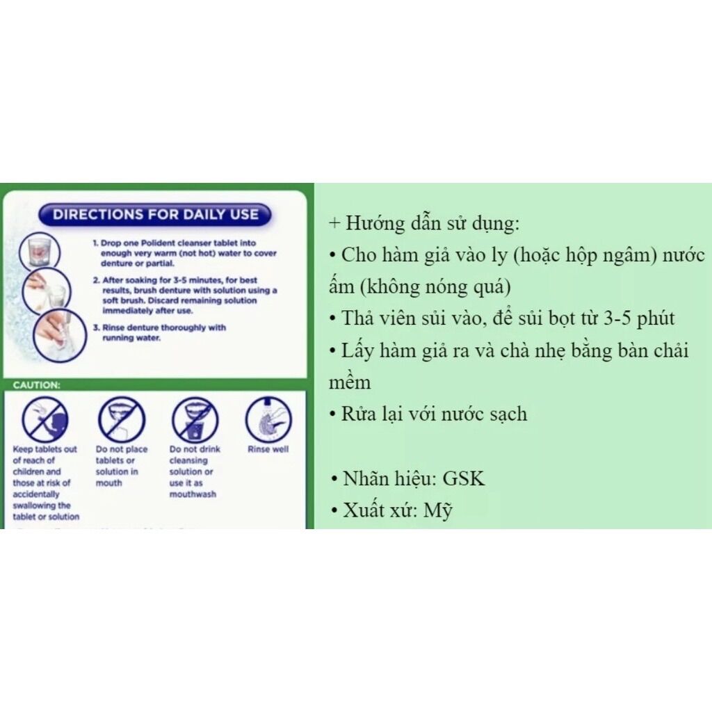 (Mẫu Mới) KEO DÁN HÀM RĂNG GIẢ FIXODENT 68g
