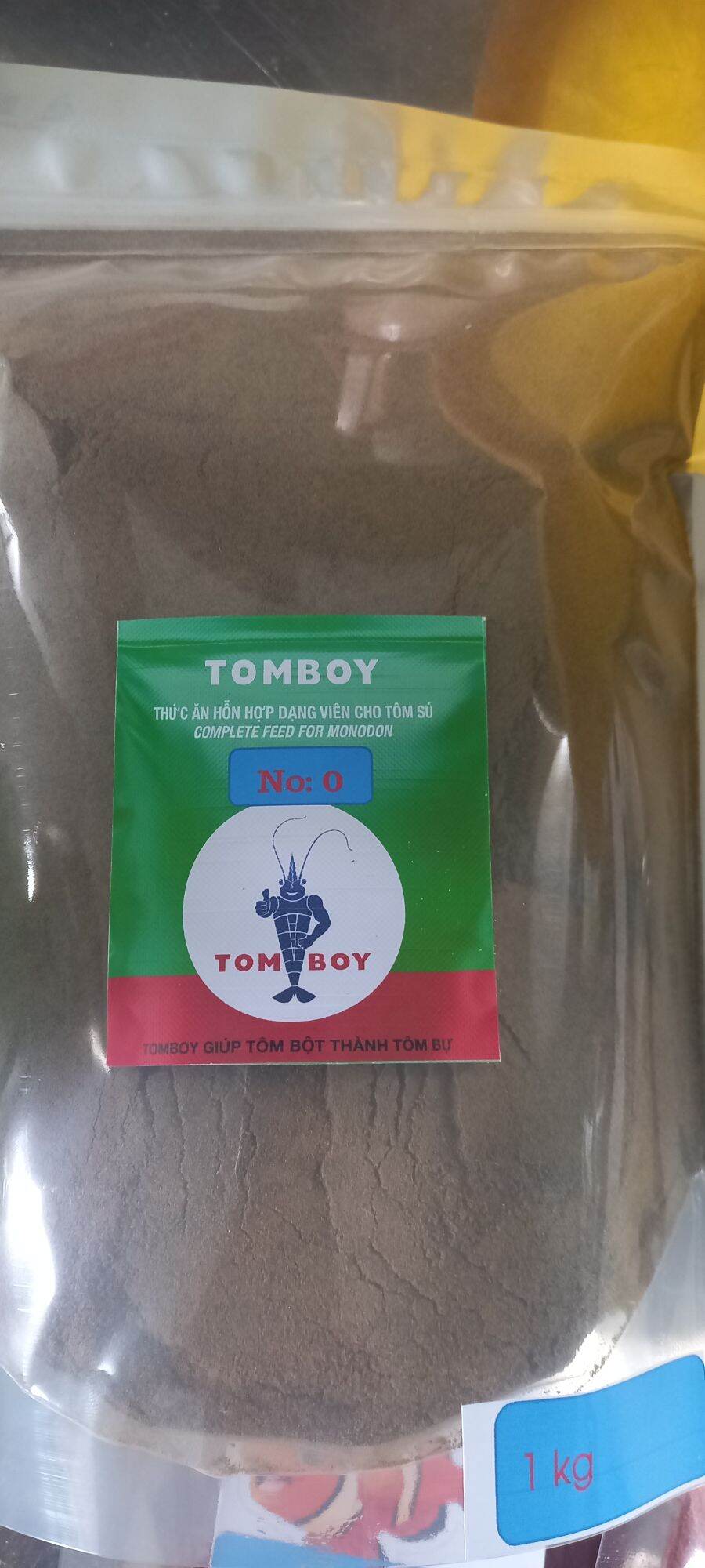Tomboy số 0, thức ăn cho tôm, cá bột...1kg/gói