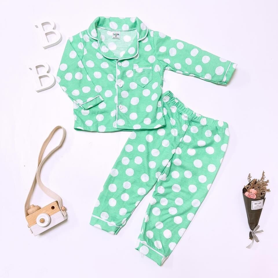 Đồ bộ Pyjama tay dài bé trai bé gái