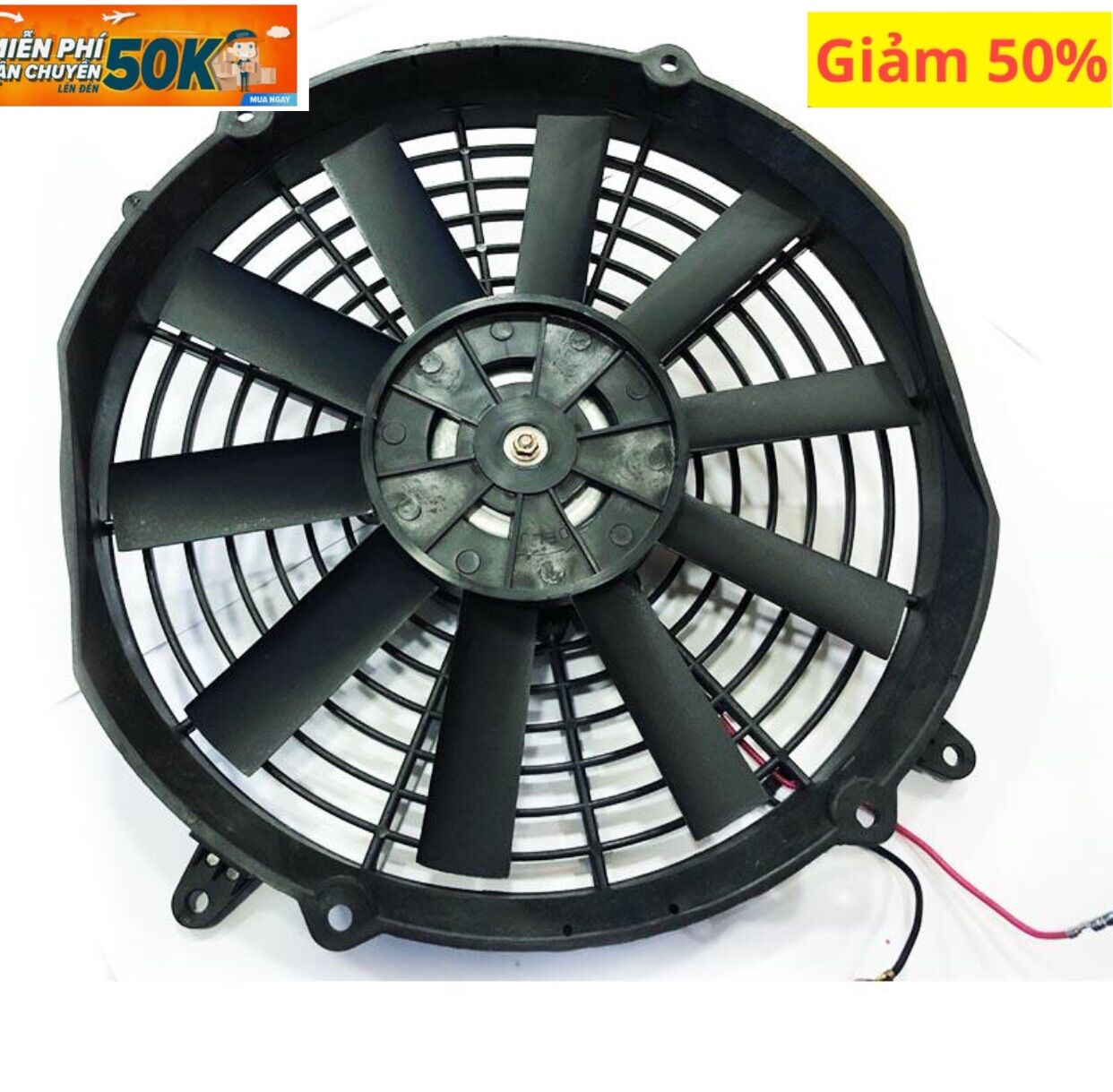 Quạt giàn nóng điều hòa xe ô tô 12v 80w