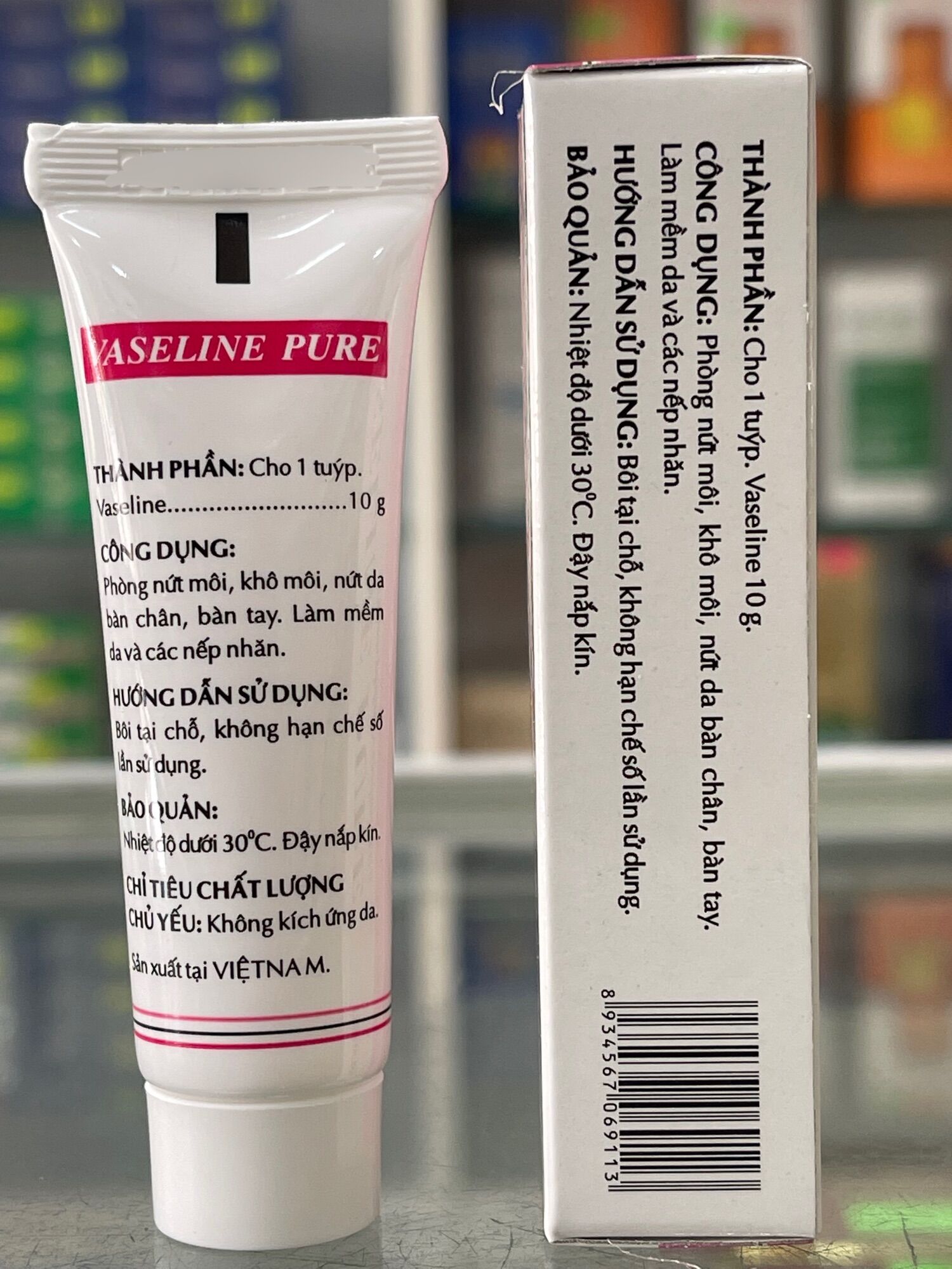 Vaseline Pure - OPC - 10gram/tube