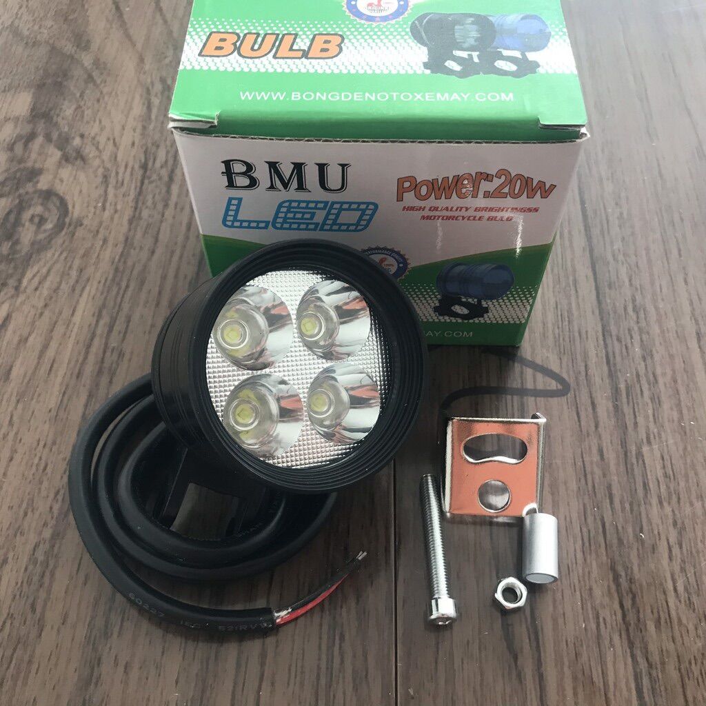 (FREESHIP) ĐÈN TRỢ SÁNG XE MÁY ĐÈN L4 BMU LOẠI 1