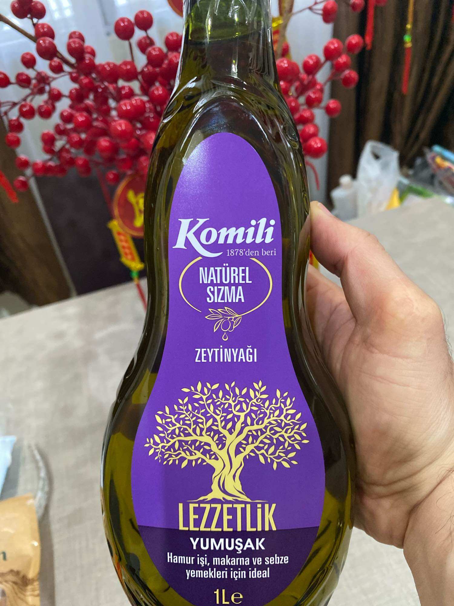Komili Traditional Extra Virgin Olive Oil 1000 ml