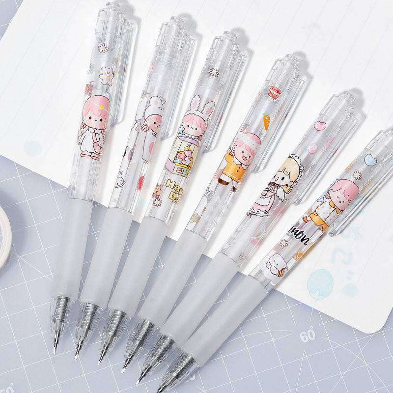 Bút dao dạng bấm rọc cắt giấy , sticker, washi