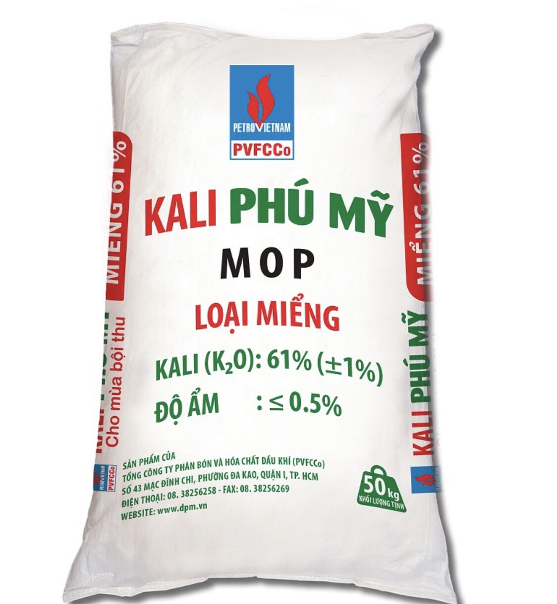1kg phân bón kali.
