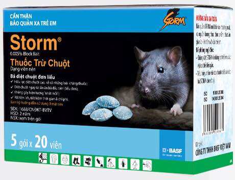 Combo 3 gói thuốc diệt chuột Storm