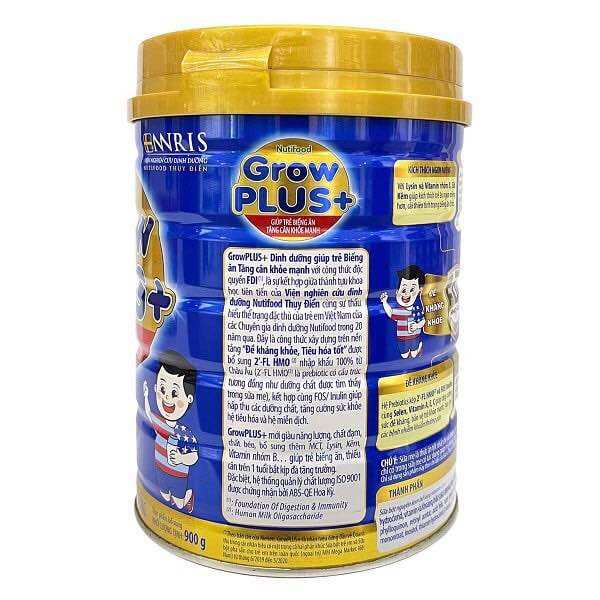 [HSD 10-2025] Sữa Bột Nutifood Growplus Xanh - Hộp 900g