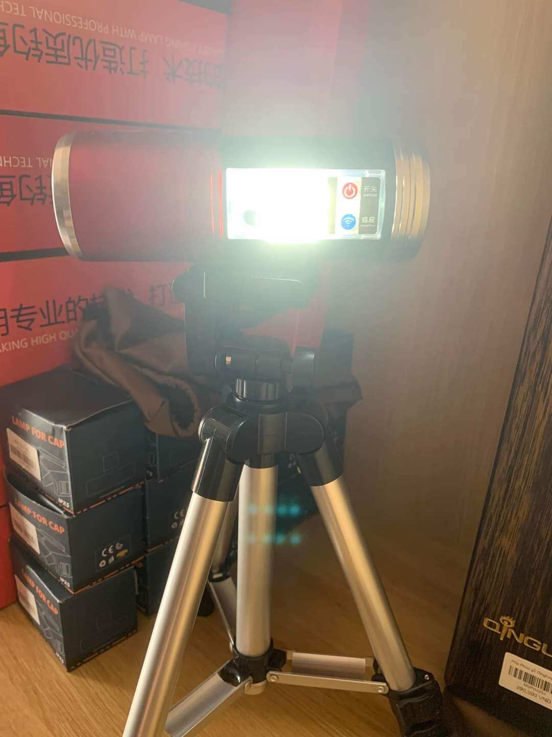 Đèn soi phao câu đài cảm ứng