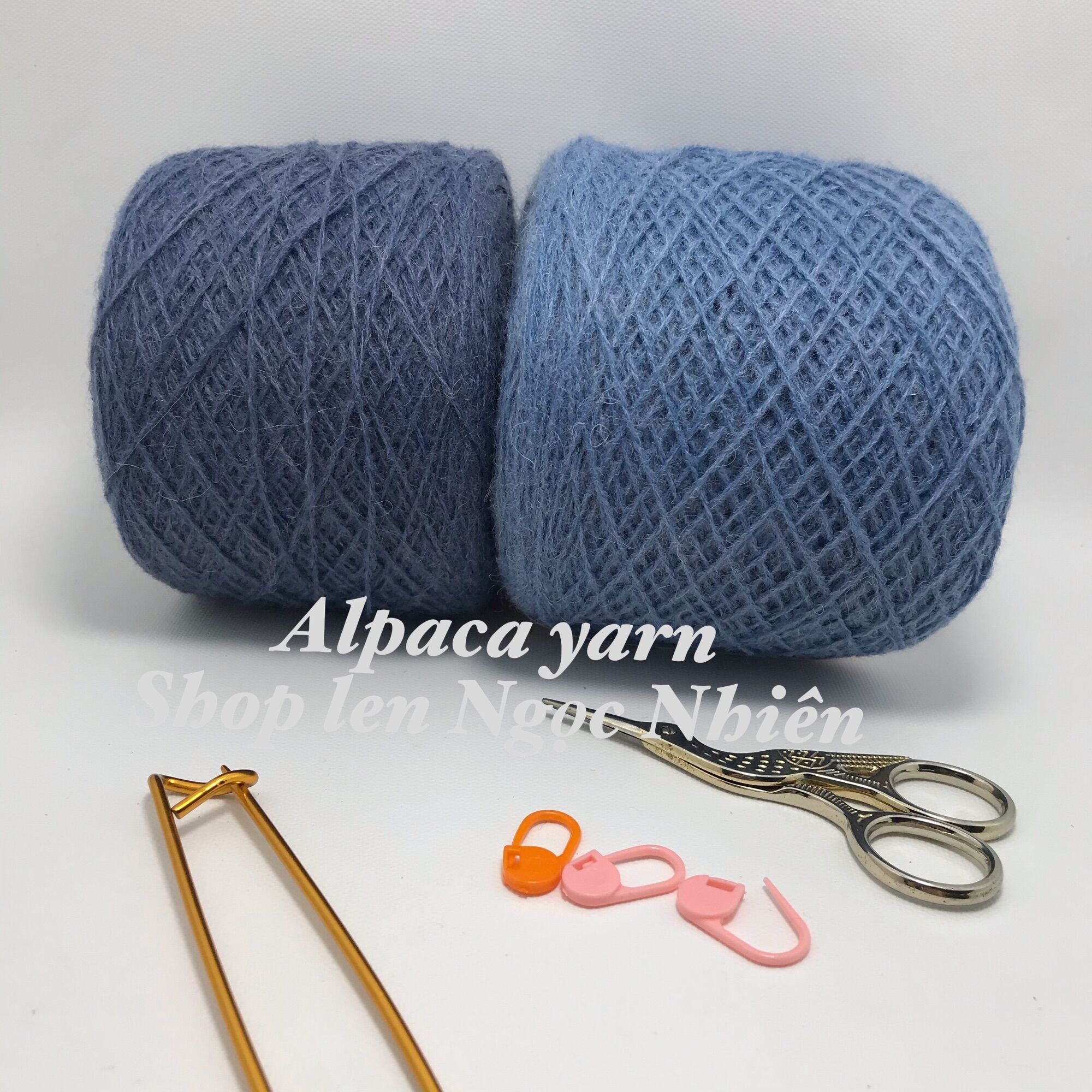 Len Alpaca mềm,  xốp  và vô cùng nhẹ .
