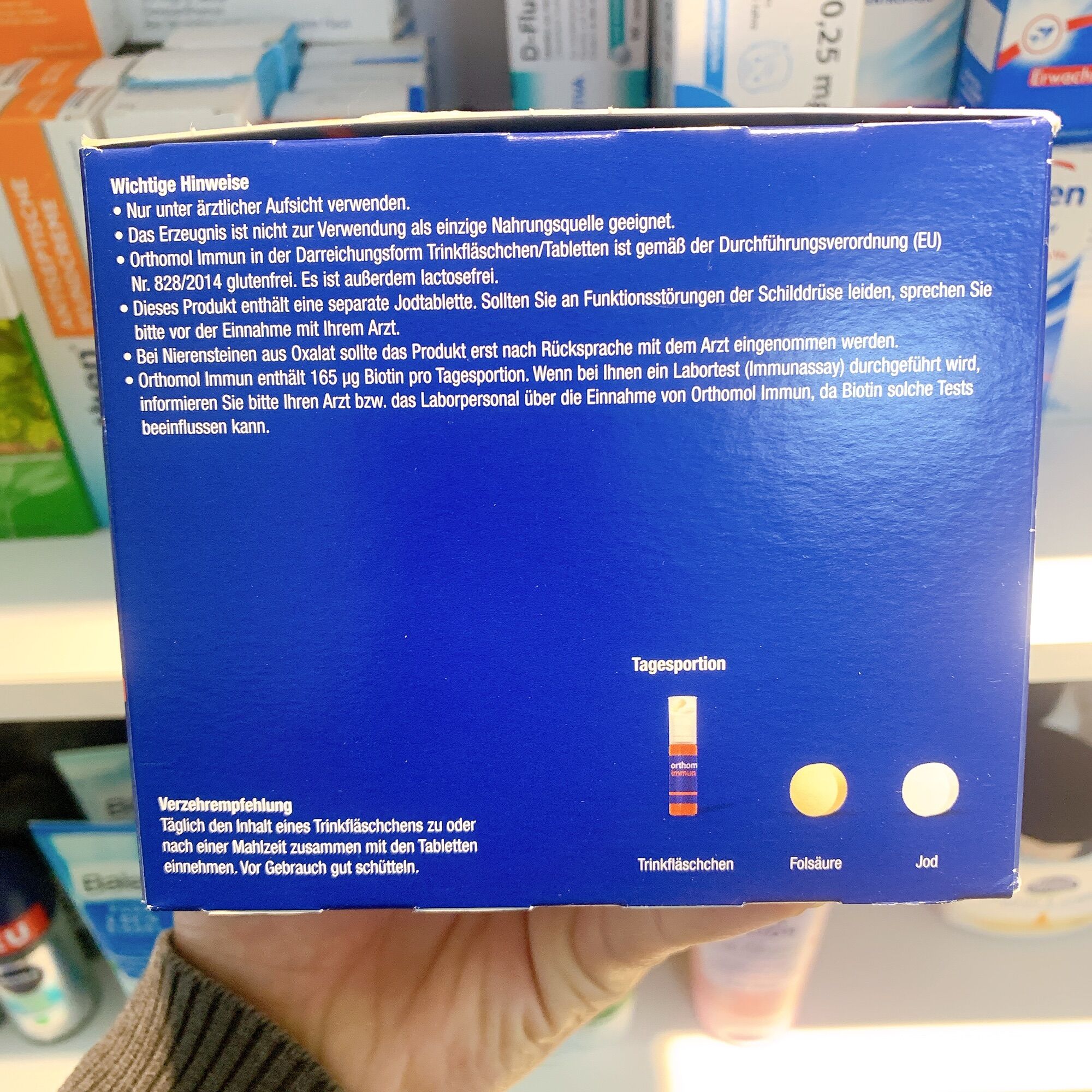 Orthomol immun- Nội địa Đức