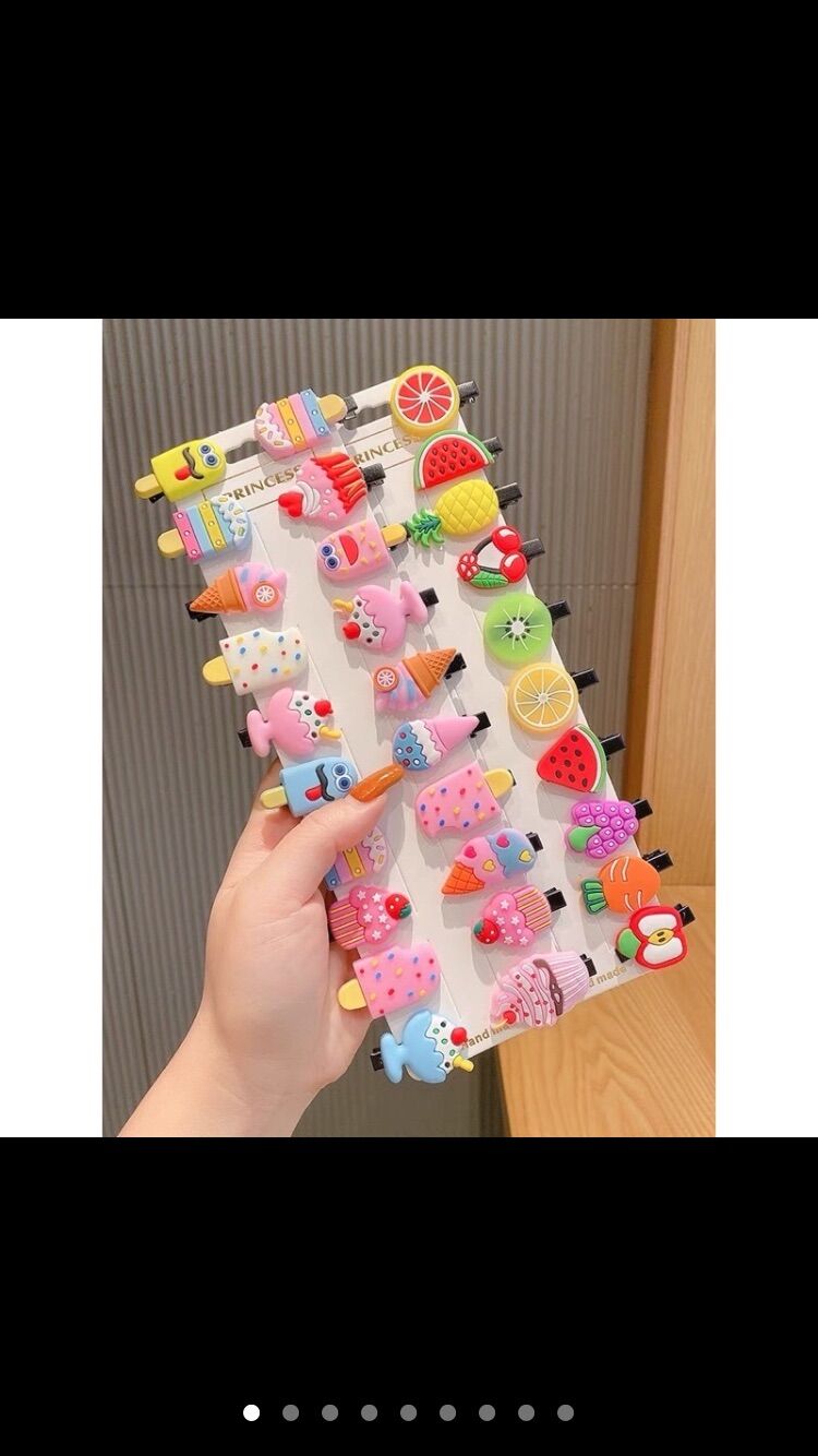 Set 10c cặp tóc dễ thương cho bé