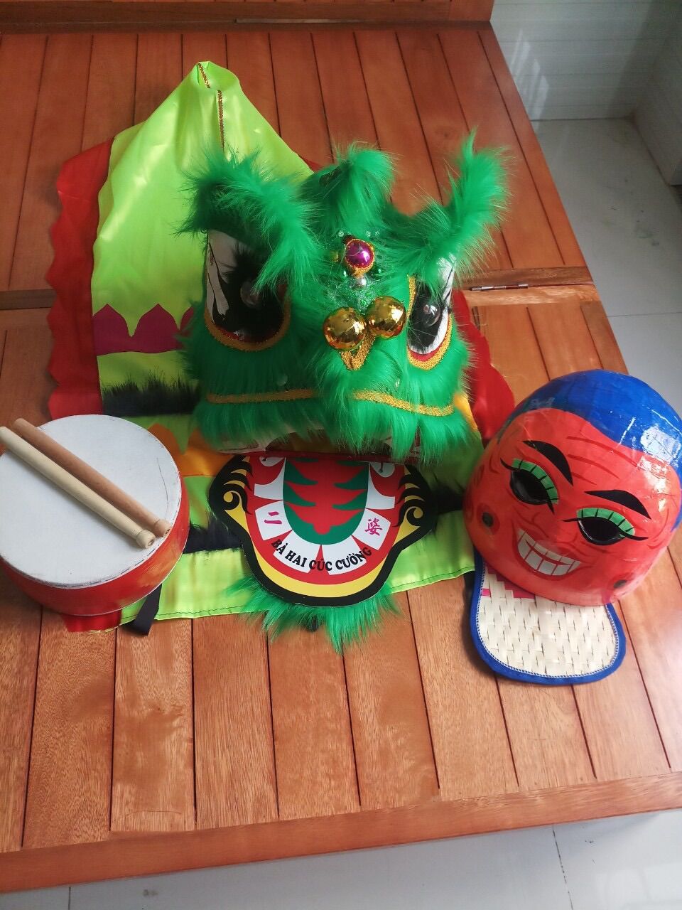Combo lân địa kèm trống con