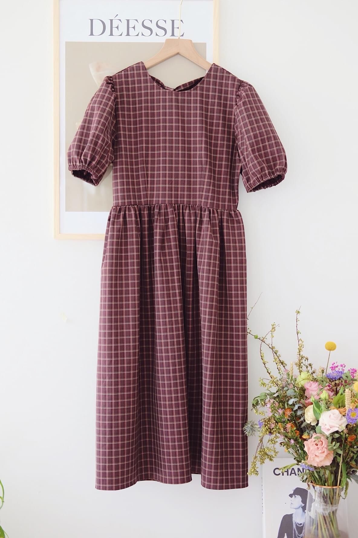 Ceci Cela - Đầm Dáng Babydoll Cheki Nơ Cột