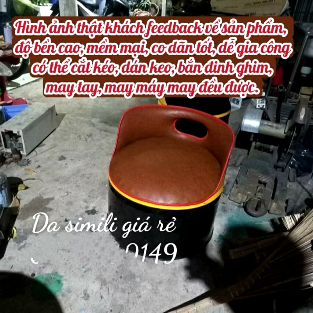 DA PU BÒ MỀM DÀY 1.0MM BỌC NỘI THẤT, LÀM HANDMADE