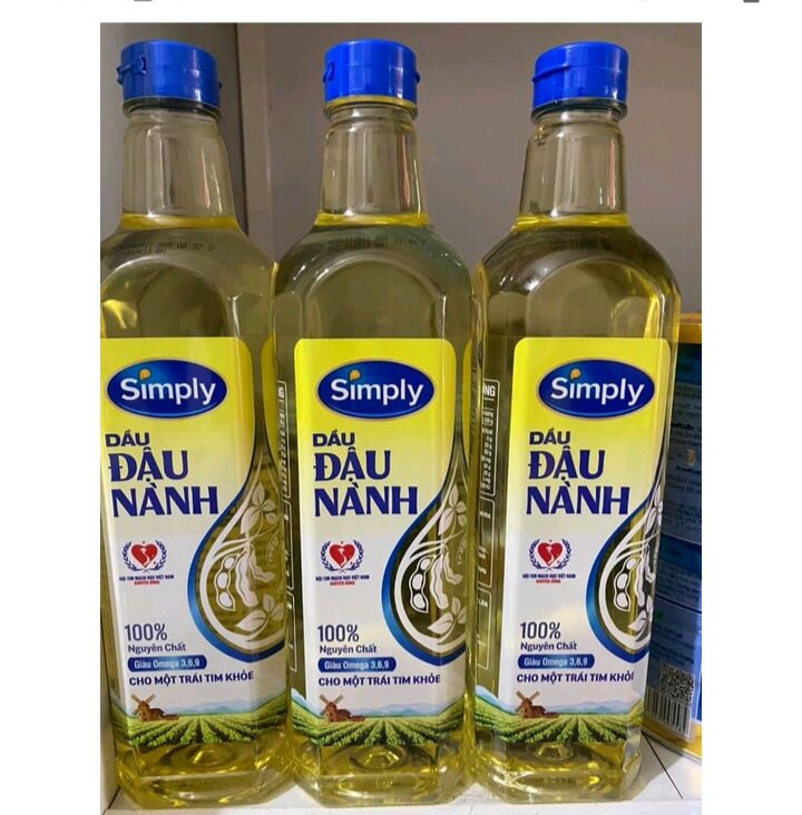 Dầu  Ăn Simply Đậu Nành 1 lít