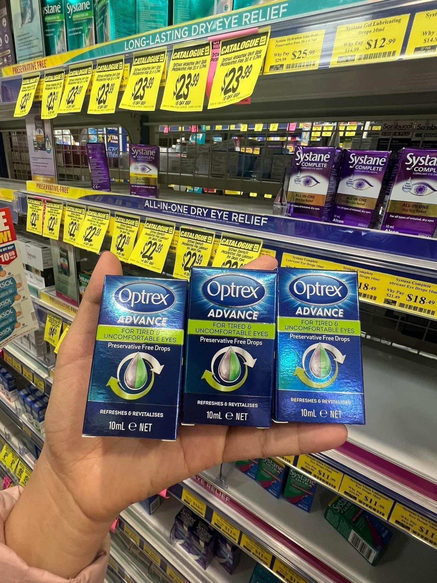 Optrex Refreshing Eye Drops 10ml - Nhỏ Mắt Optrex