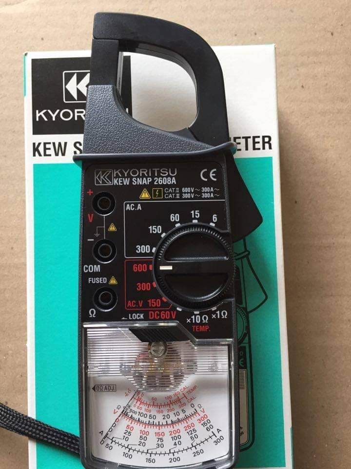 [HCM]Ampe kìm đo dòng AC KYORITSU 2608A (300A)