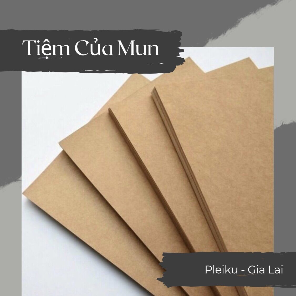 Set 30 tờ giấy kraft A4 định lượng 70gsm