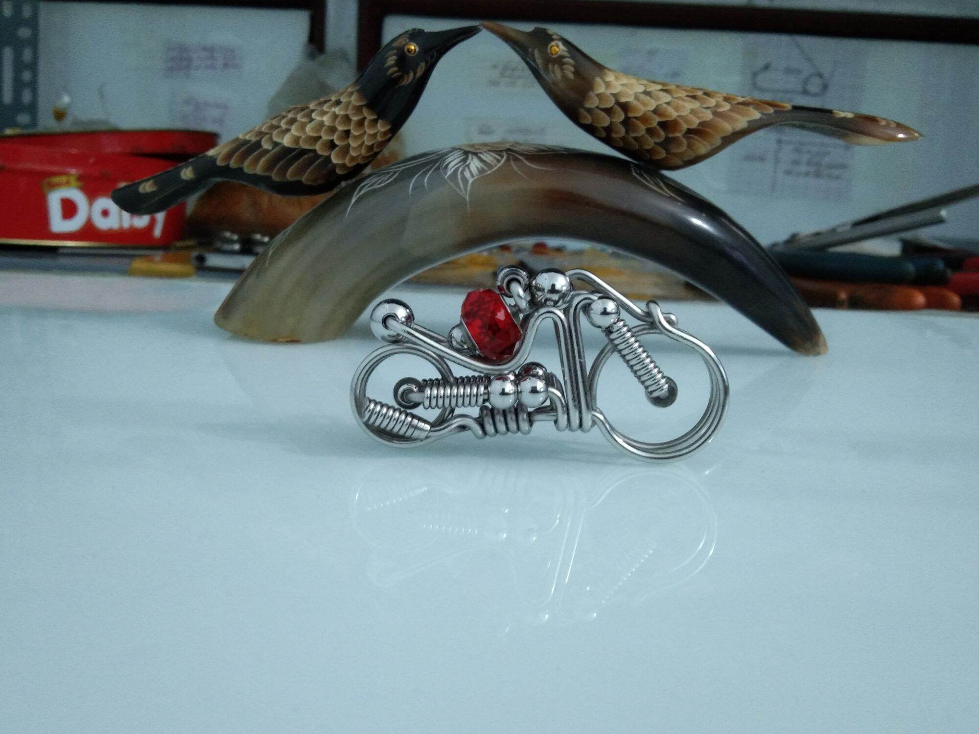 Móc khóa thủ công inox