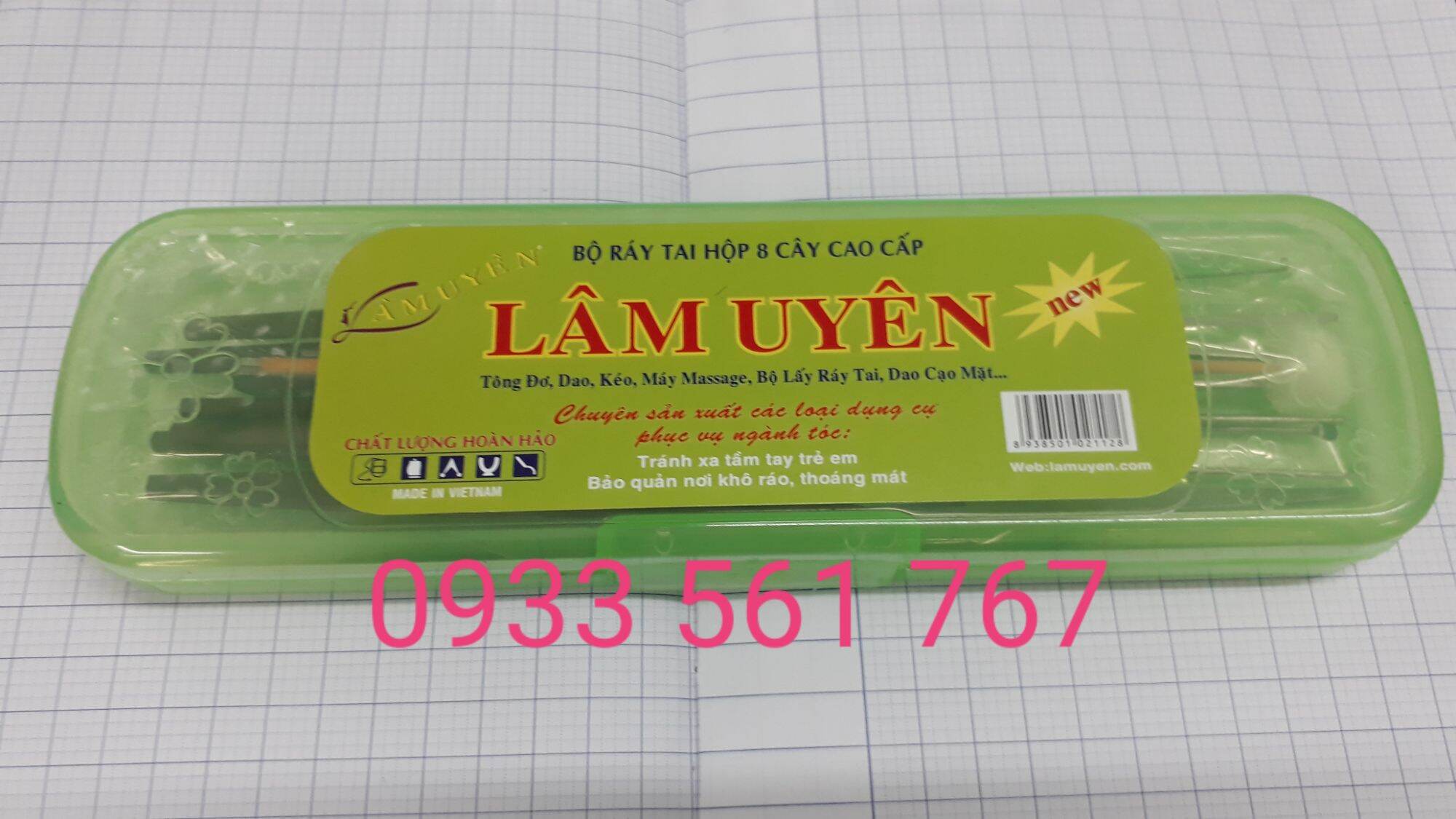 [HCM]Bộ ráy tai hộp 8 cây cao cấp - Hộp ráy tay