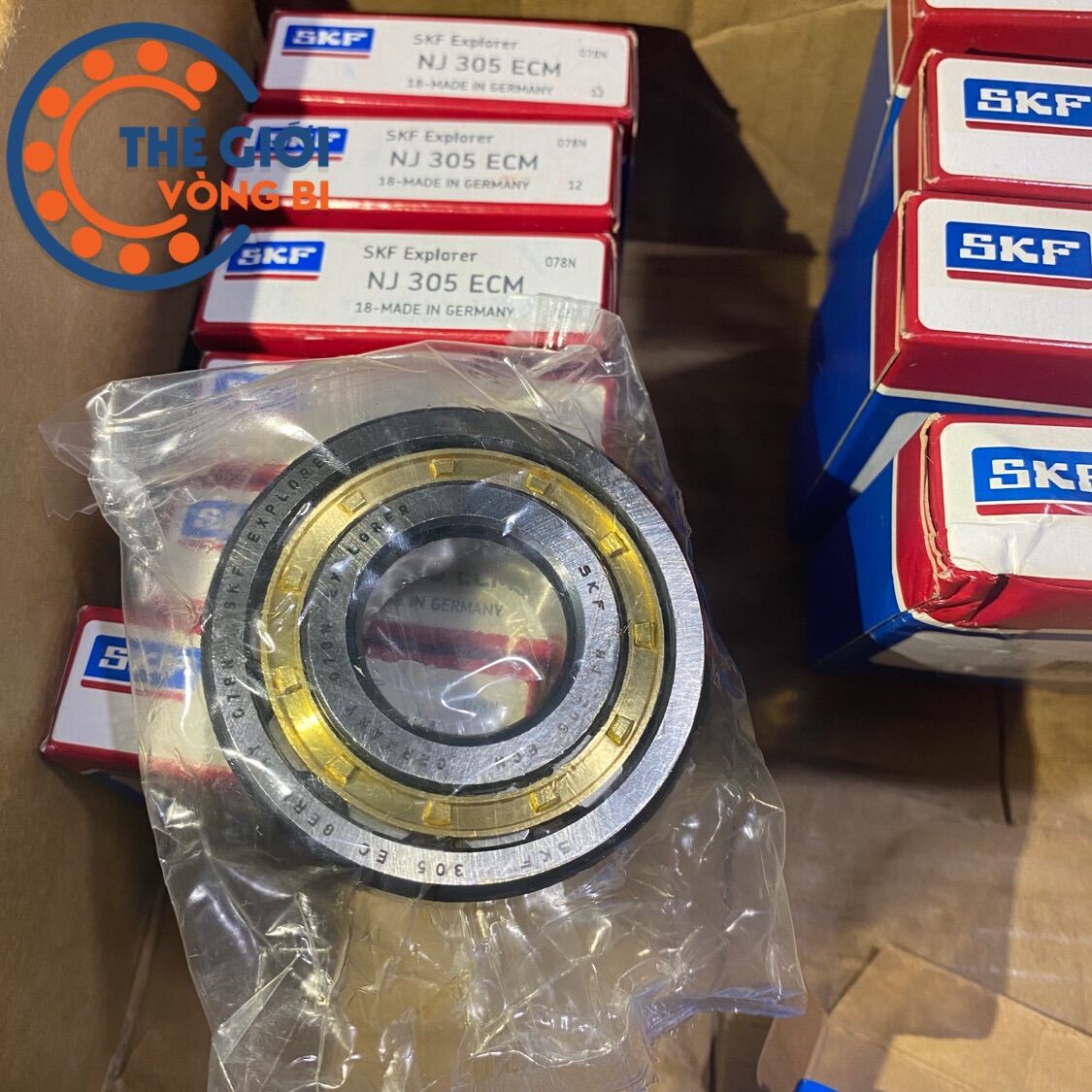Vòng bi bạc đạn SKF NJ 305 ECM