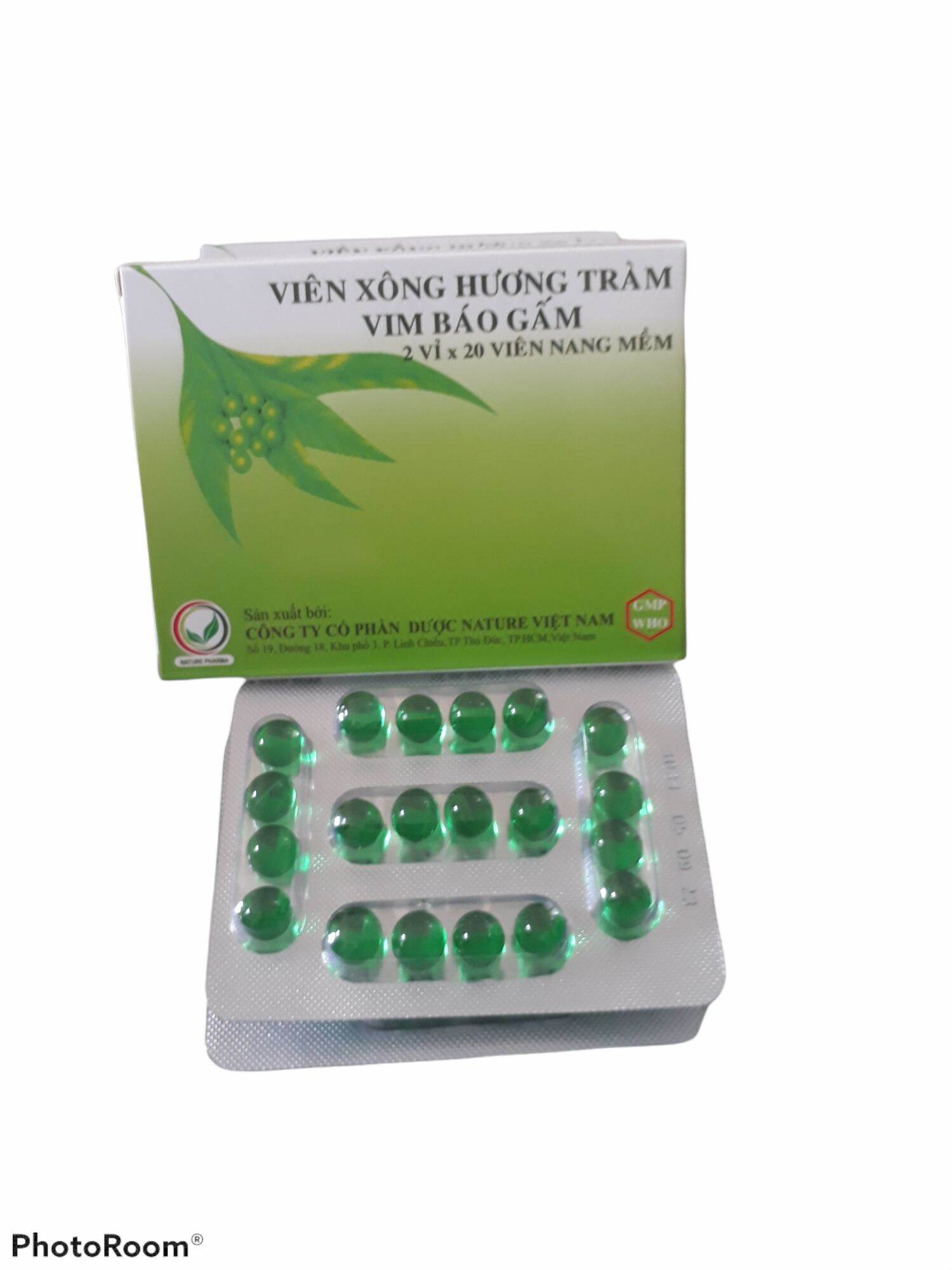 Viên Xông Hương Tràm Hộp 40Viên