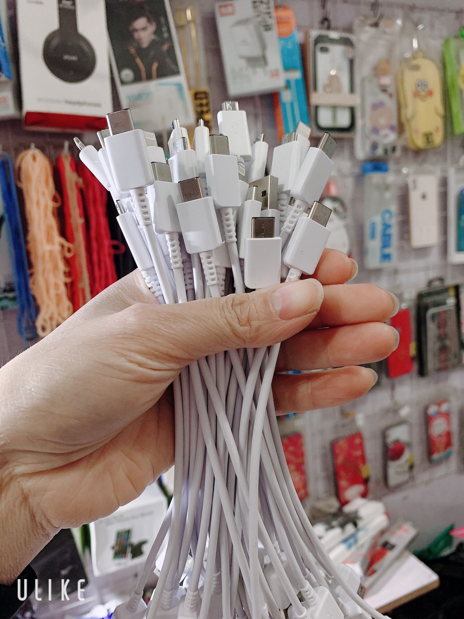 Cáp xạc, dây xạc ngắn 25cm chân type C ,type -C cho điện thoại