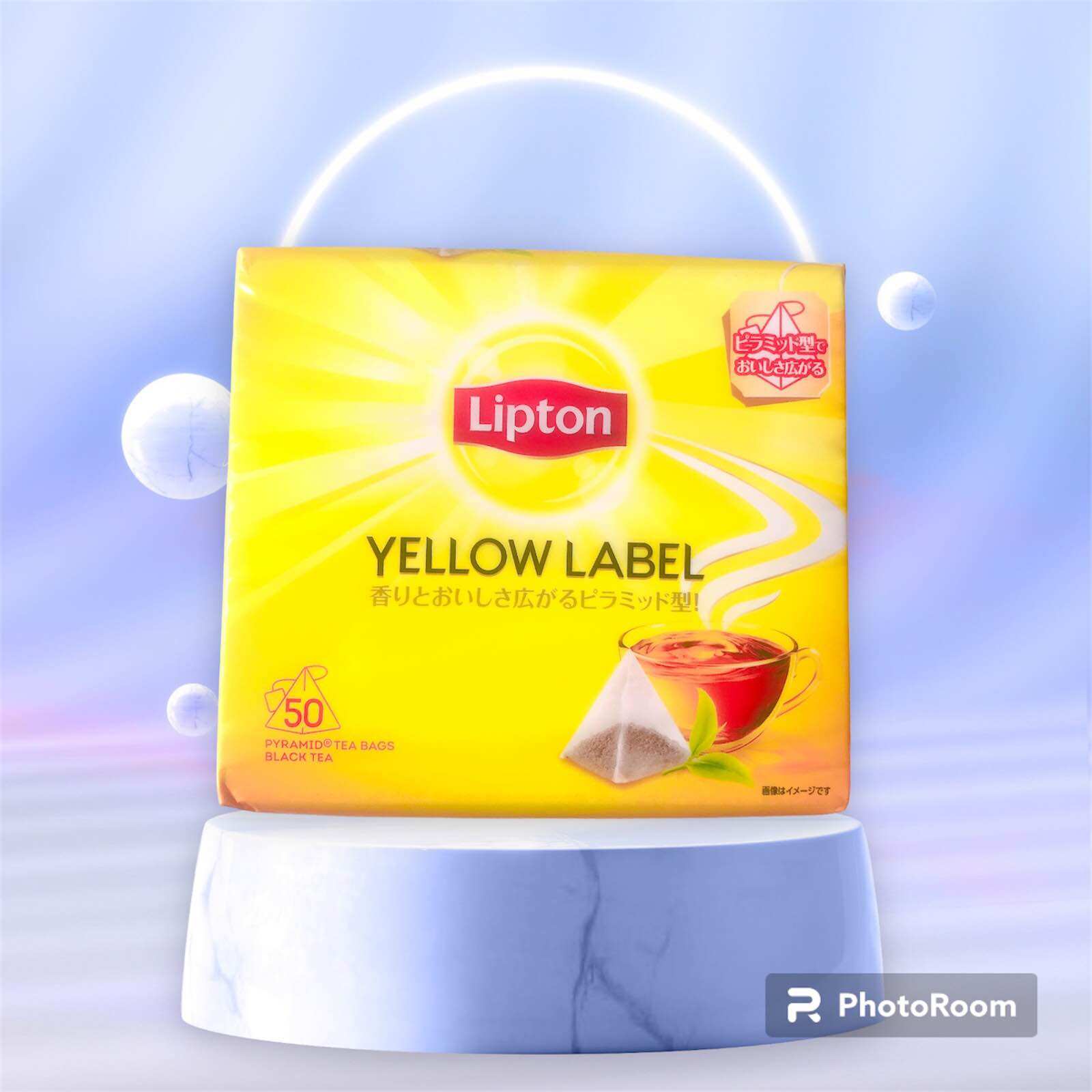 Cb 3 hộp trà đen túi lọc lipton nhật nhãn vàng hộp 100grm -30444